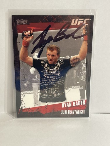 2010 topps ufc ryan bader - topps,